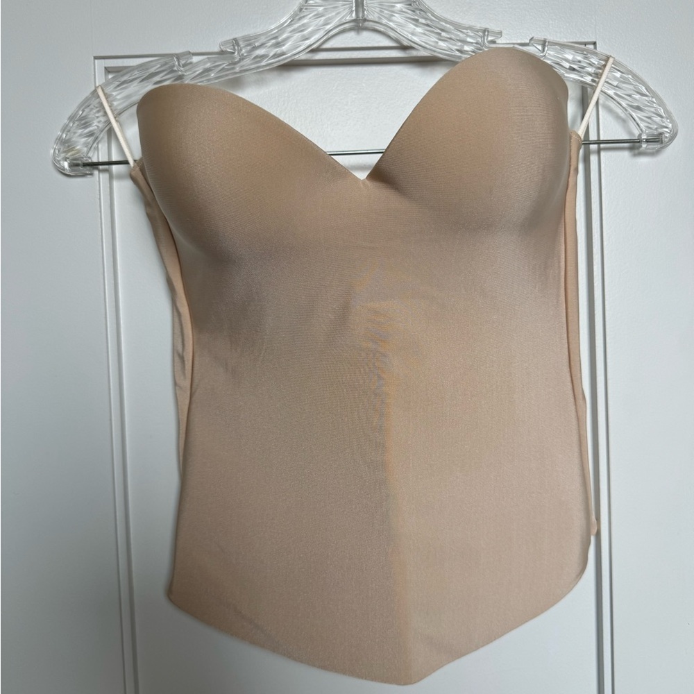 Felina Nude Beige Strapless Bustier